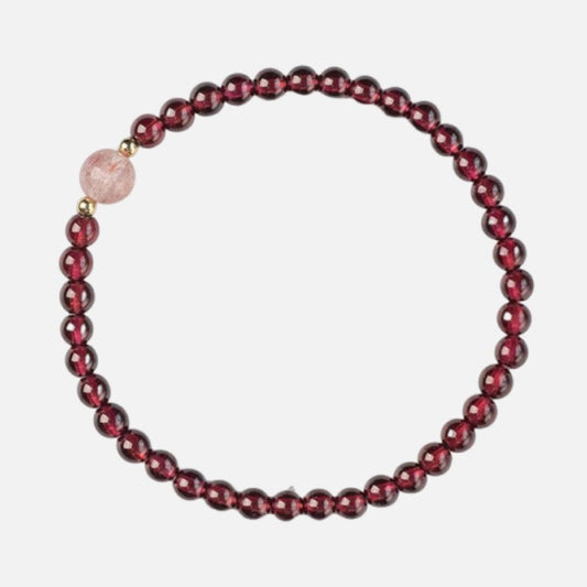 Garnet Bracelet (January Birthstone)