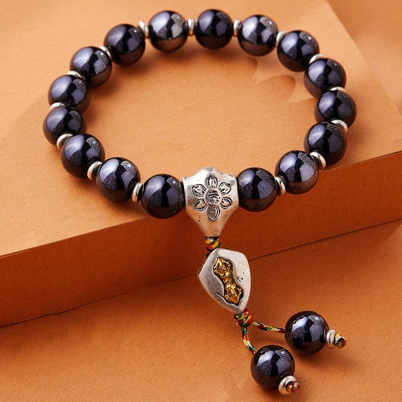 Obsidian Bracelet Fortune Beads Bead Bracelet