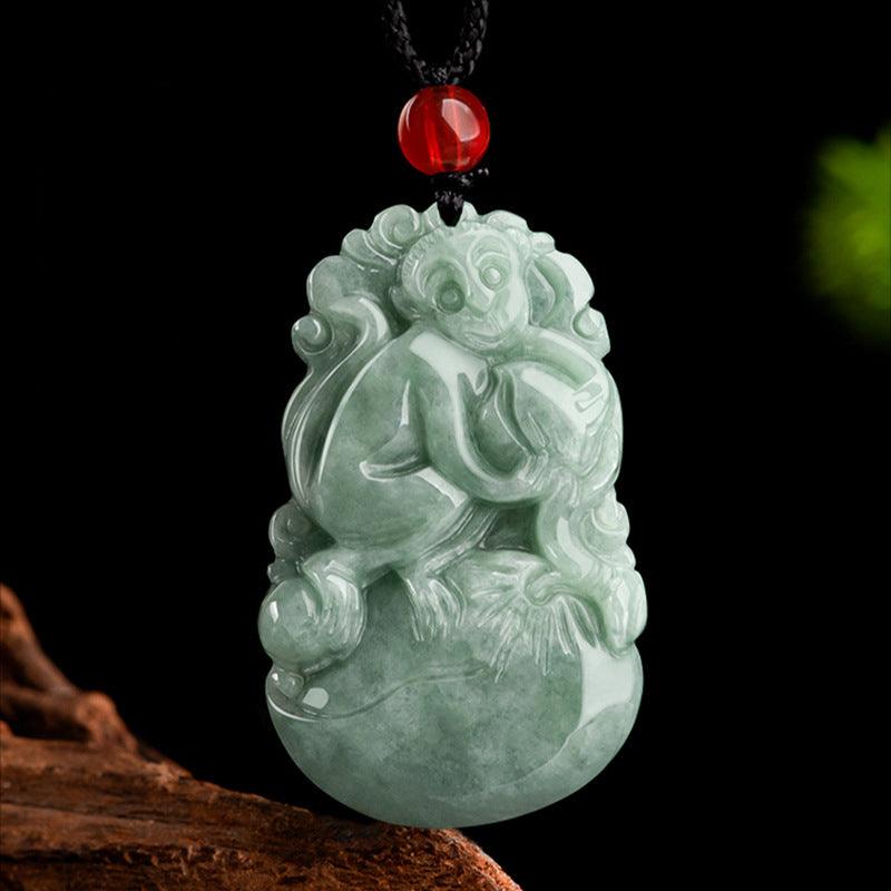 Twelve Zodiac Jadeite Necklace