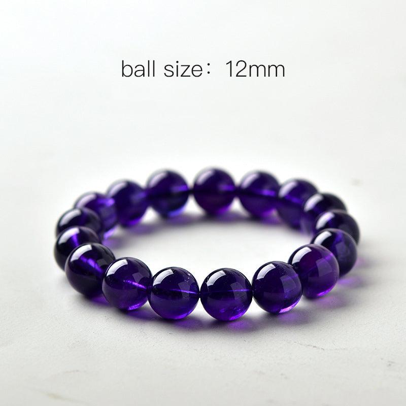 Top-Grade Uruguay Natural Amethyst Bracelet - February Birthstone