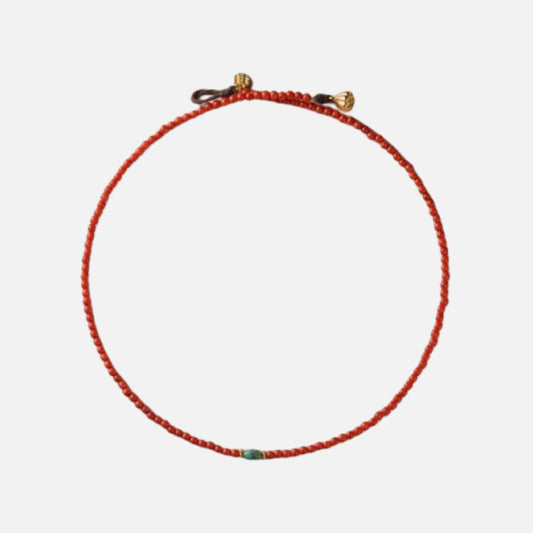 Buddha Bracelet Jewelry/necklace Red Rice Bead Bracelet/necklace