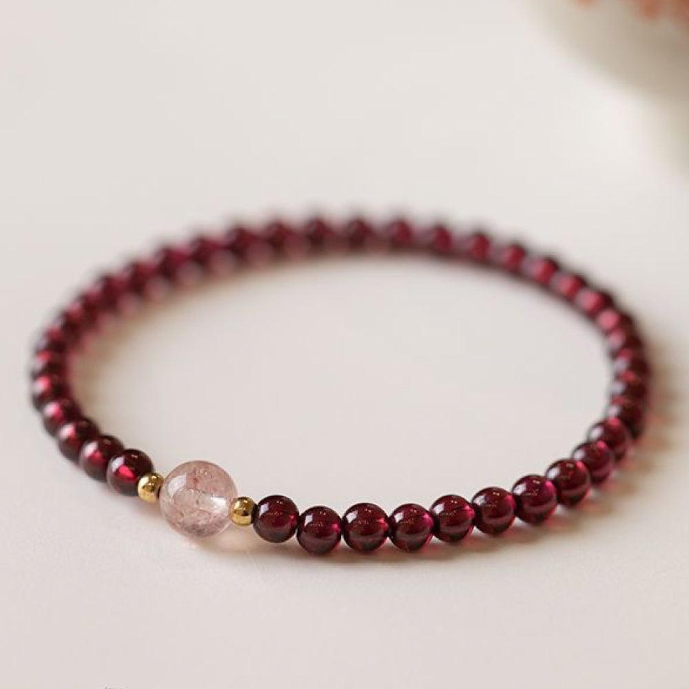 Garnet Bracelet (January Birthstone)