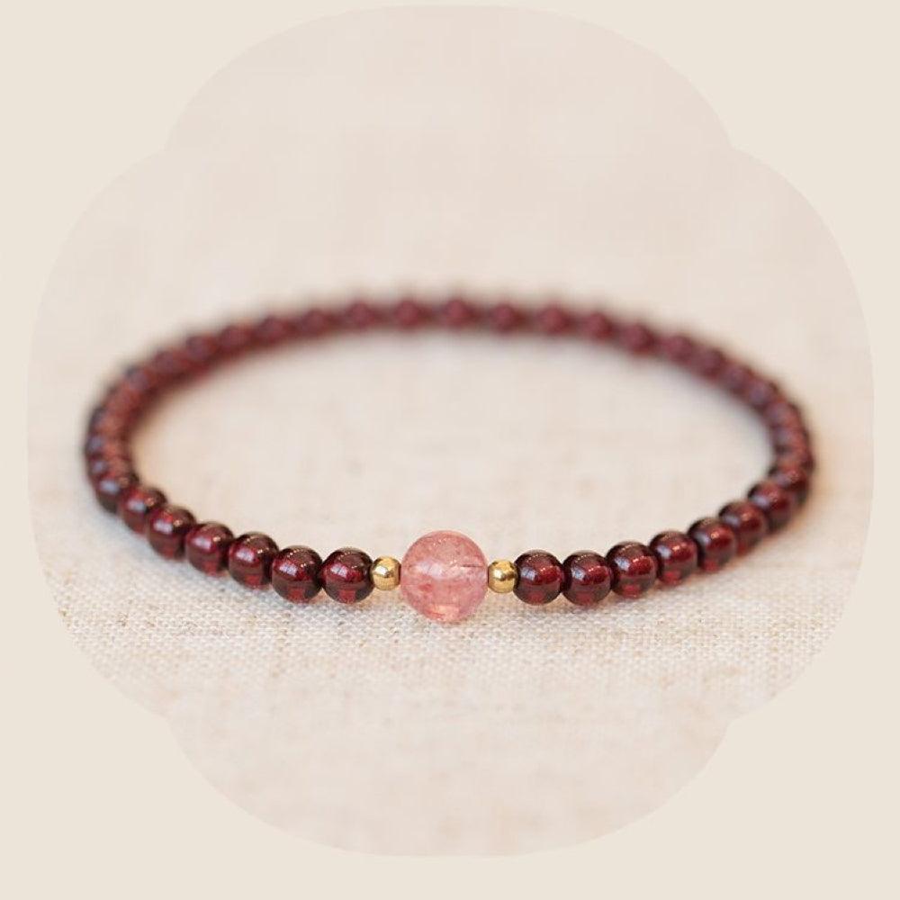 Garnet Bracelet (January Birthstone)