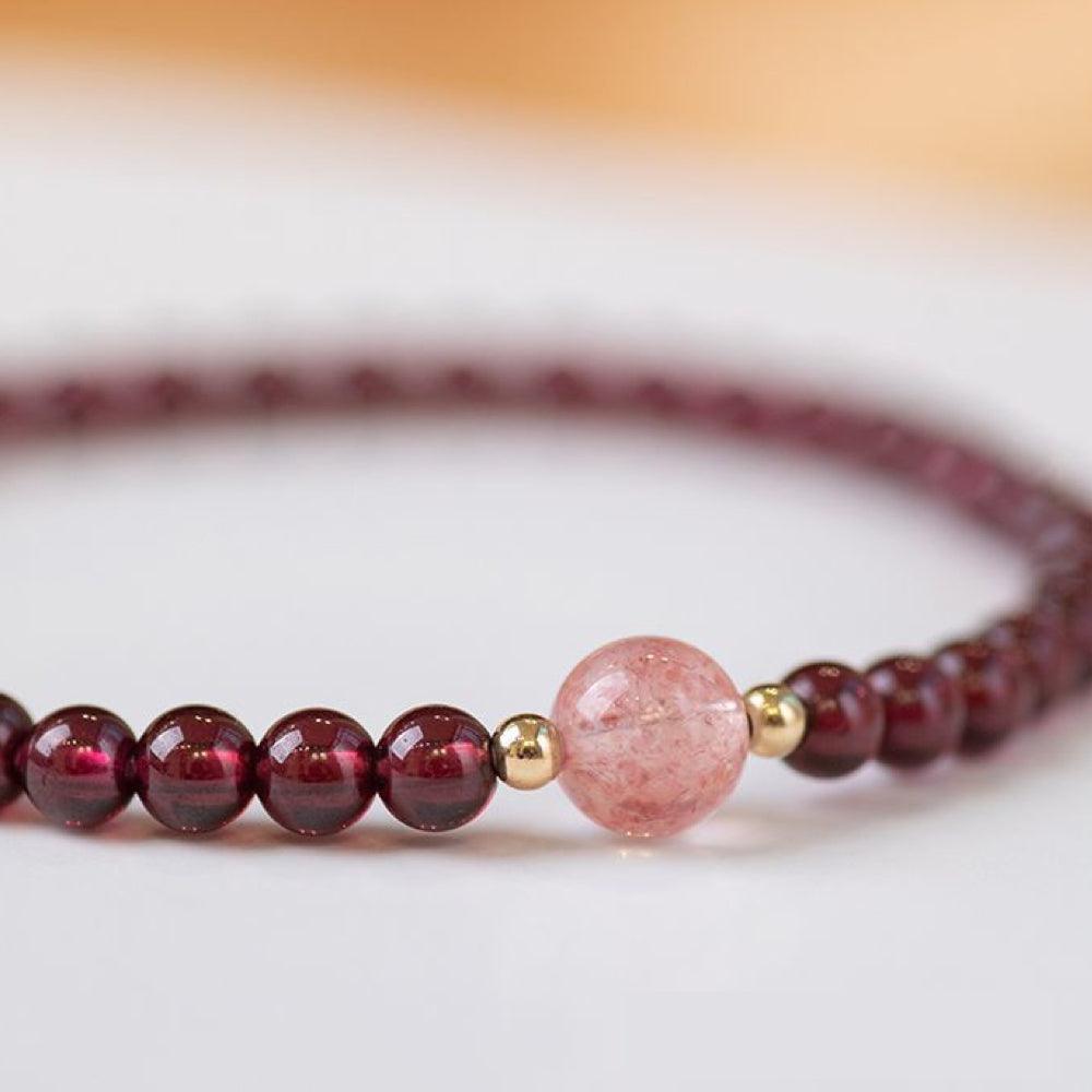 Garnet Bracelet (January Birthstone)