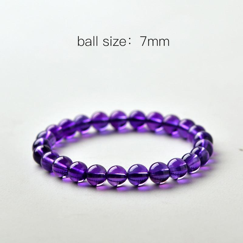 Top-Grade Uruguay Natural Amethyst Bracelet - February Birthstone