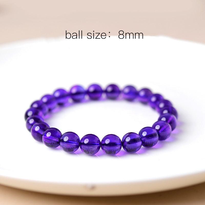 Top-Grade Uruguay Natural Amethyst Bracelet - February Birthstone