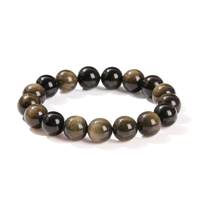 Natural Golden Obsidian Bracelet