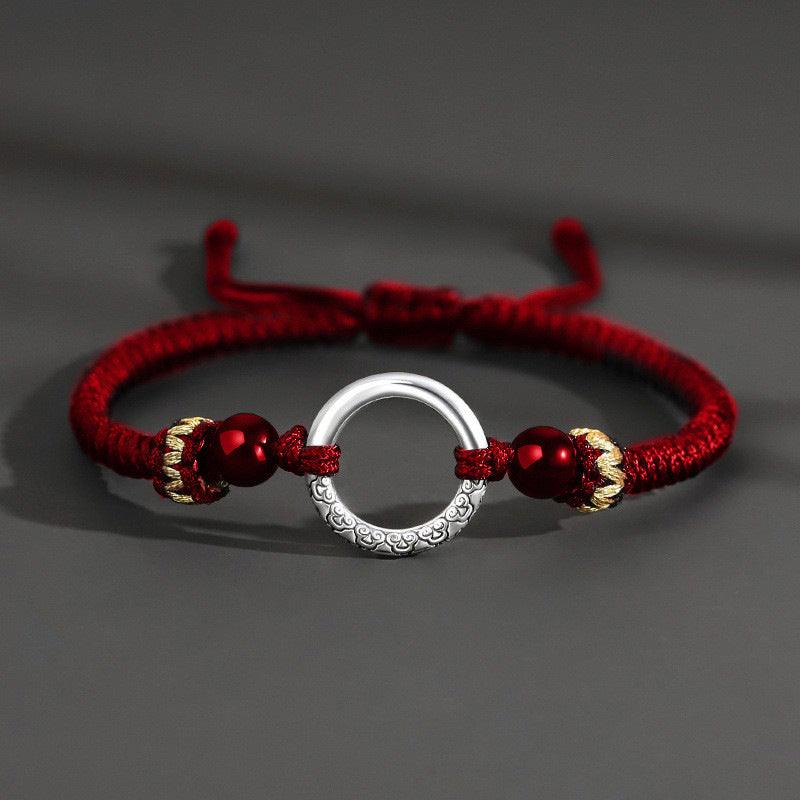 925 Sterling Silver Ruyi Safety Knot Bracelet