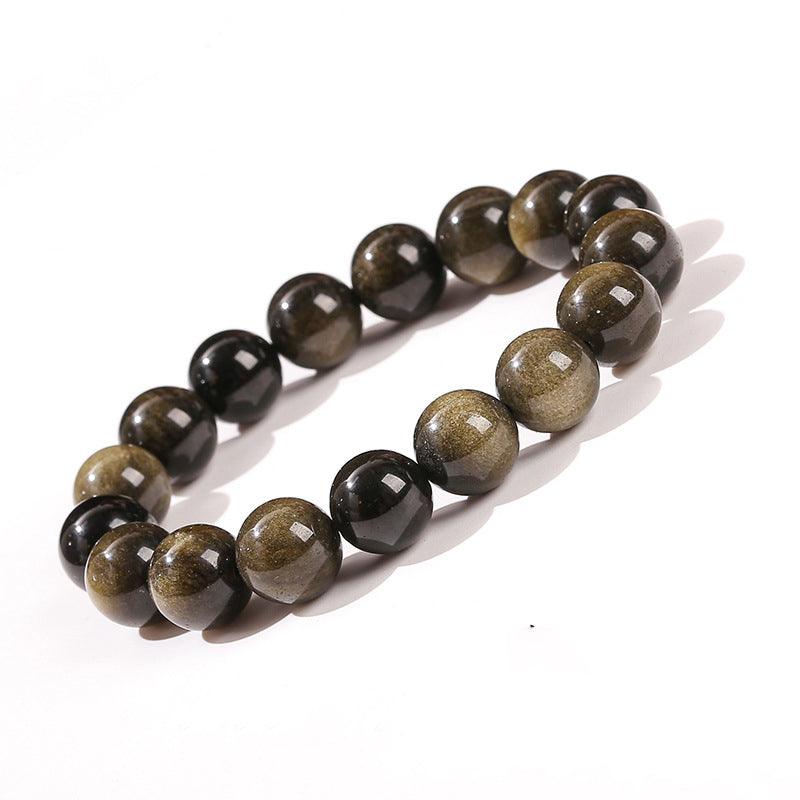 Natural Golden Obsidian Bracelet