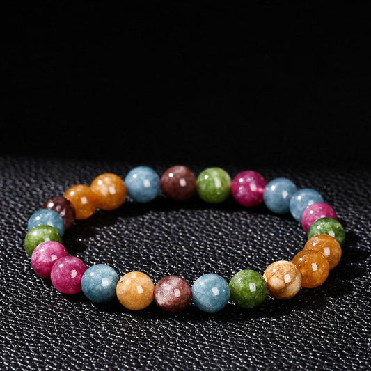 Bracelet tourmaline couleur bonbon