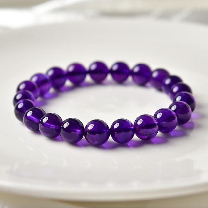 Top-Grade Uruguay Natural Amethyst Bracelet - February Birthstone