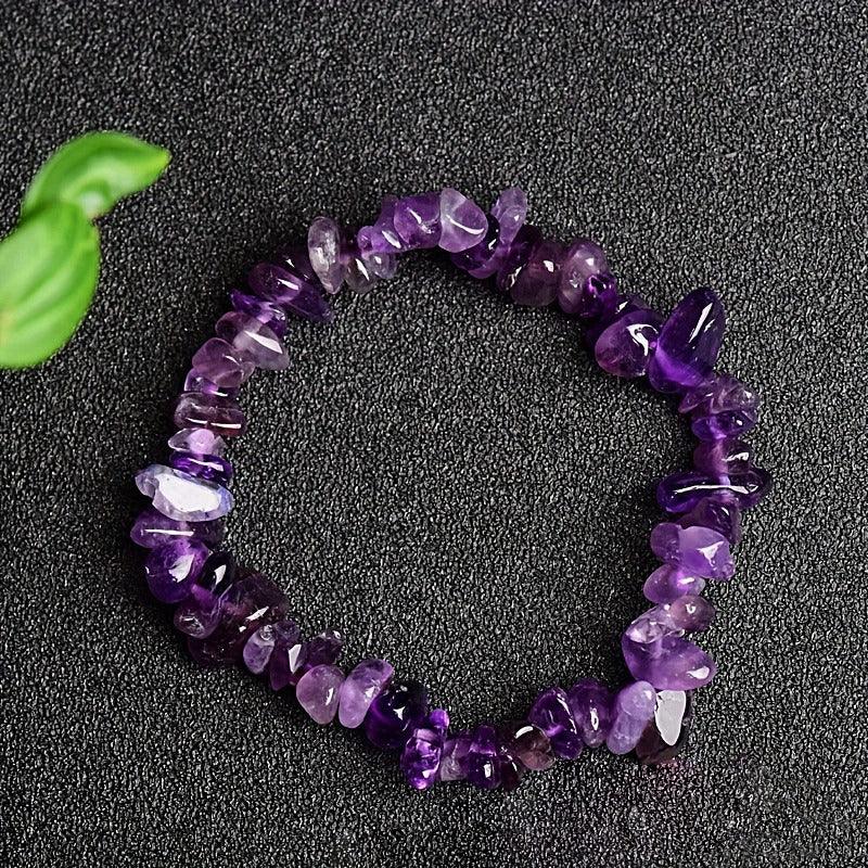 Amethyst Chip Bracelet Amethyst Bracelet February Birthstone