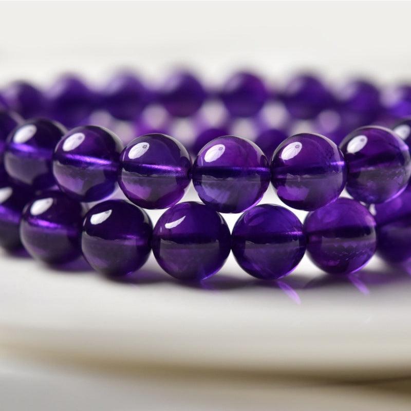 Top-Grade Uruguay Natural Amethyst Bracelet - February Birthstone