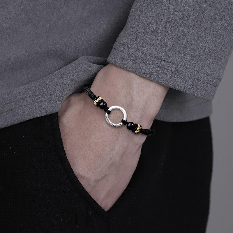 925 Sterling Silver Ruyi Safety Knot Bracelet