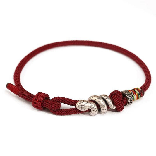 Year of the Snake Handmade Red String Couple Bracelet