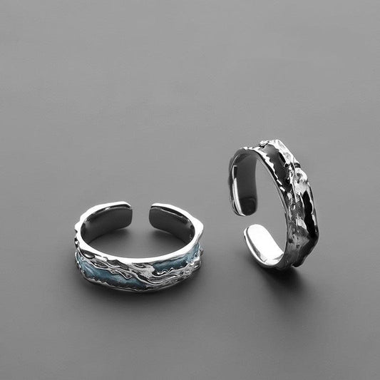 Bague en argent sterling 925 Shadow