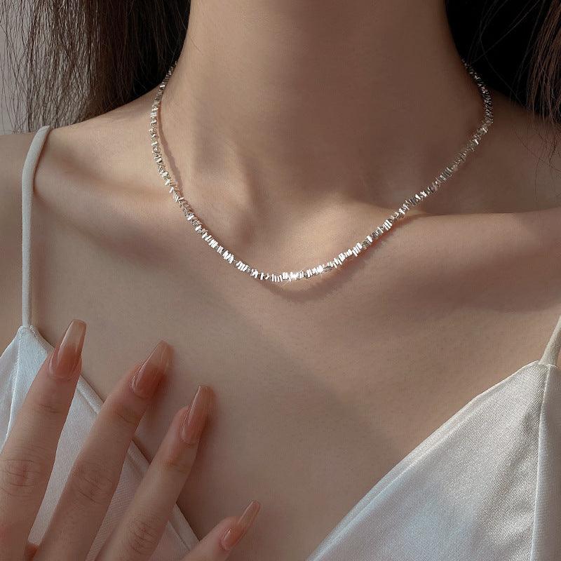 925 Sterling Silver Sparkling Women's Necklace