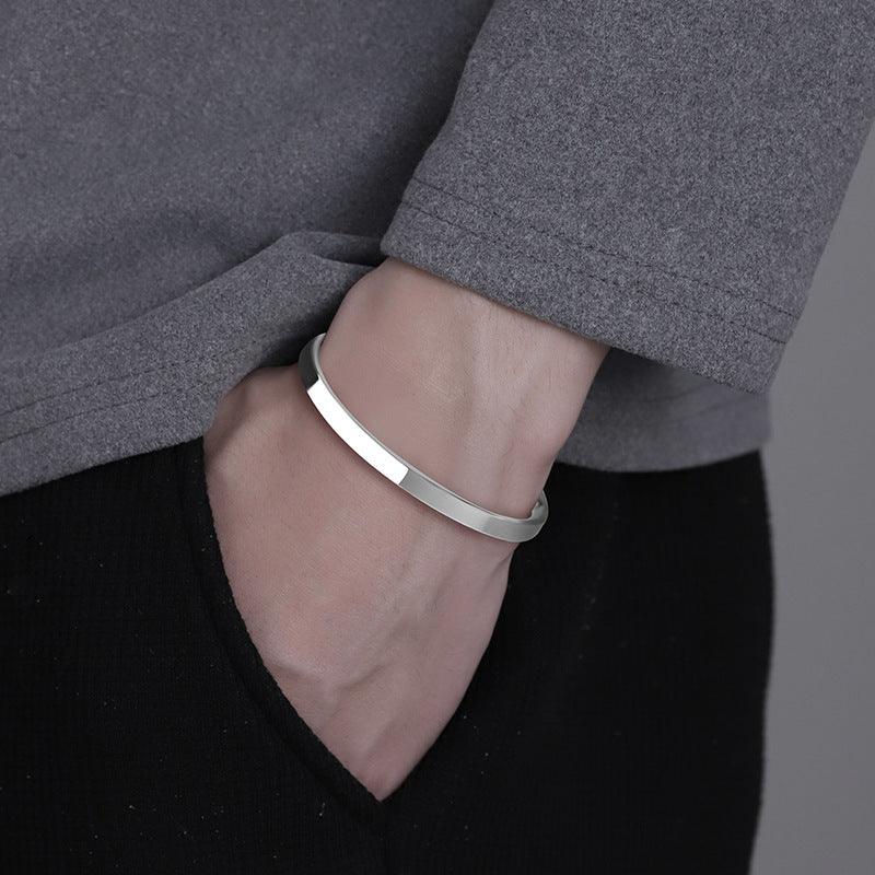 925 Sterling Silver Mobius Bracelet