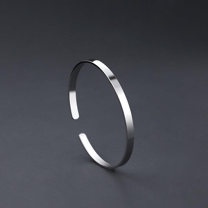 925 Sterling Silver Mobius Bracelet