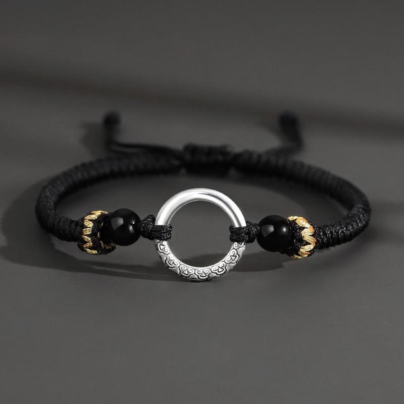 925 Sterling Silver Ruyi Safety Knot Bracelet