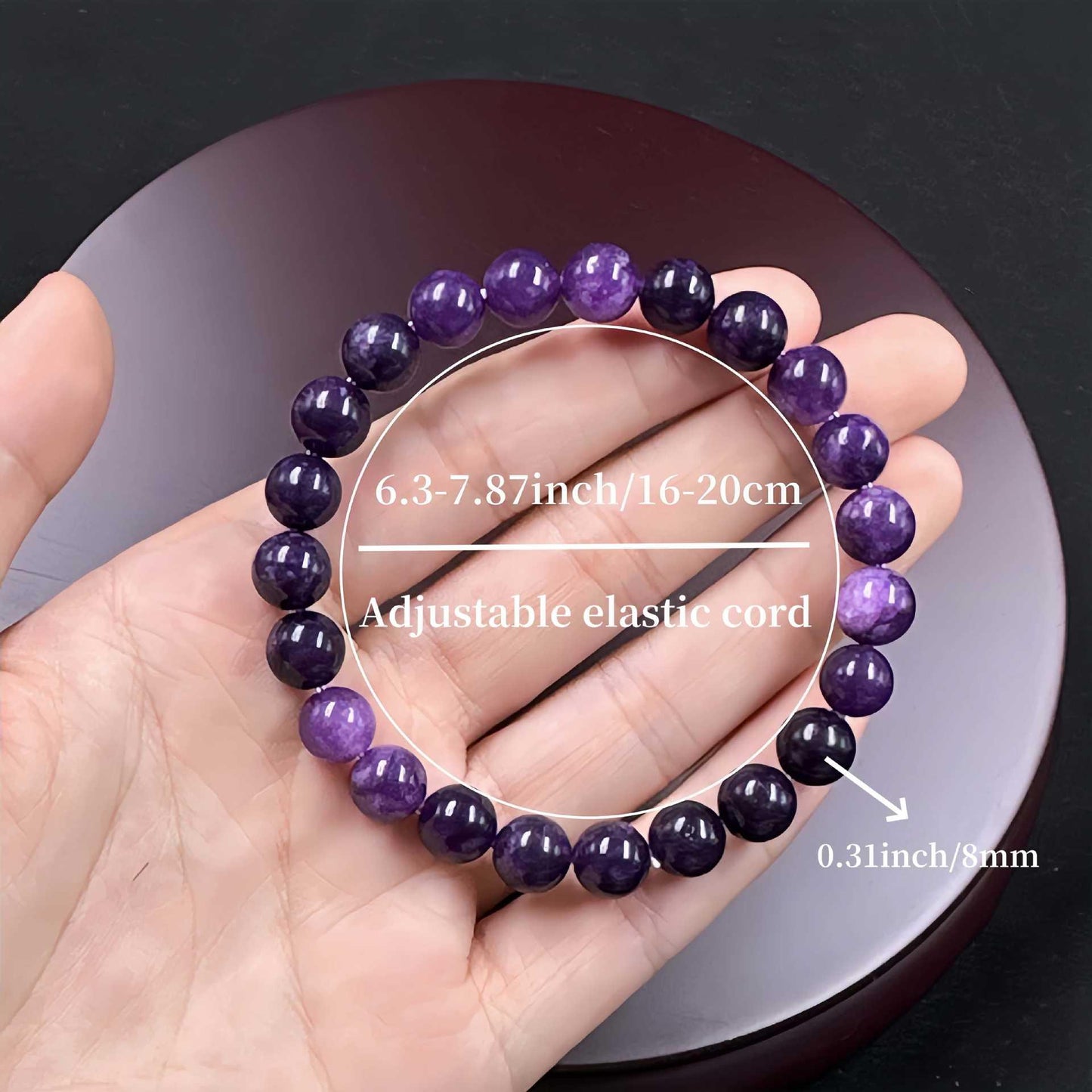 Amethyst Chip Bracelet Amethyst Bracelet February Birthstone