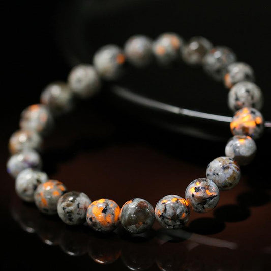 Bracelet en pierre de flamme naturelle