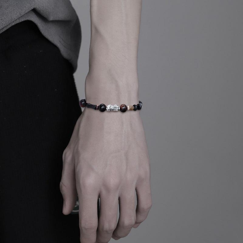 925 Obsidian Pixiu Bracelet