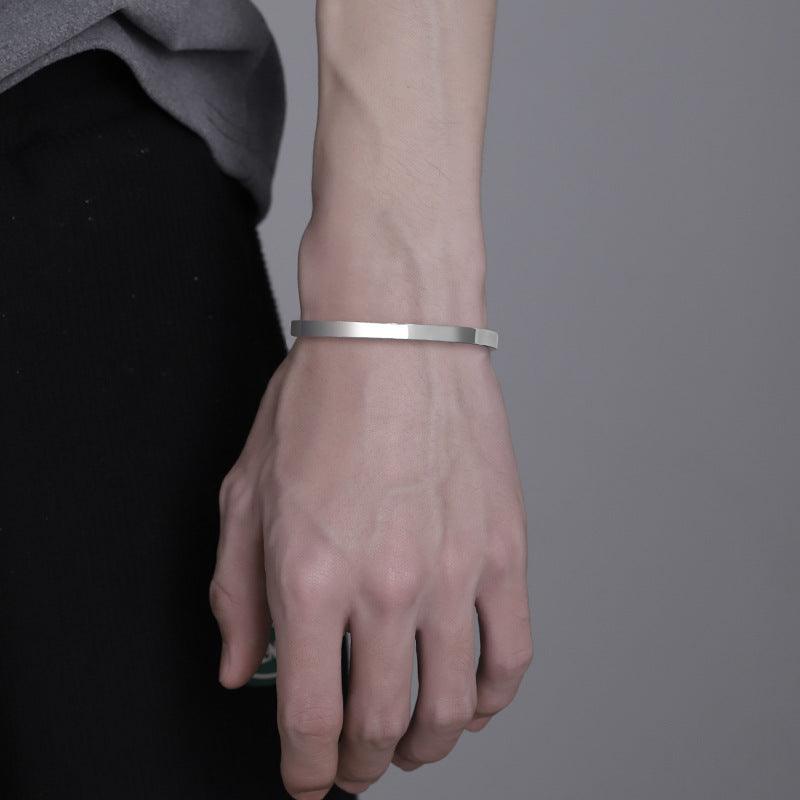 925 Sterling Silver Mobius Bracelet