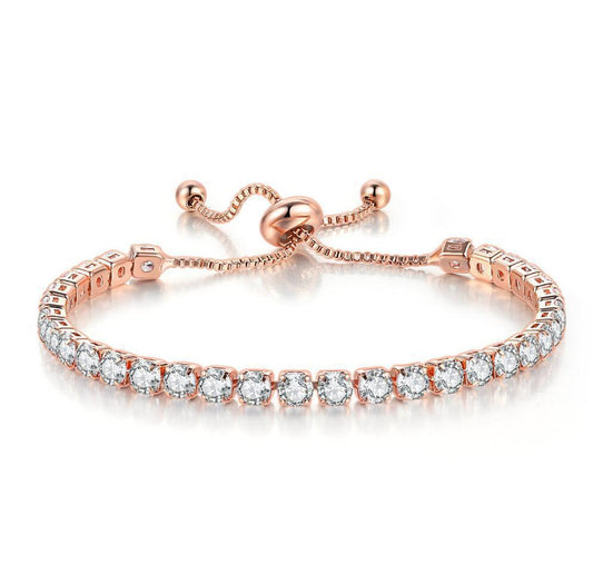 April Birthstone Bracelet Diamond Radiance