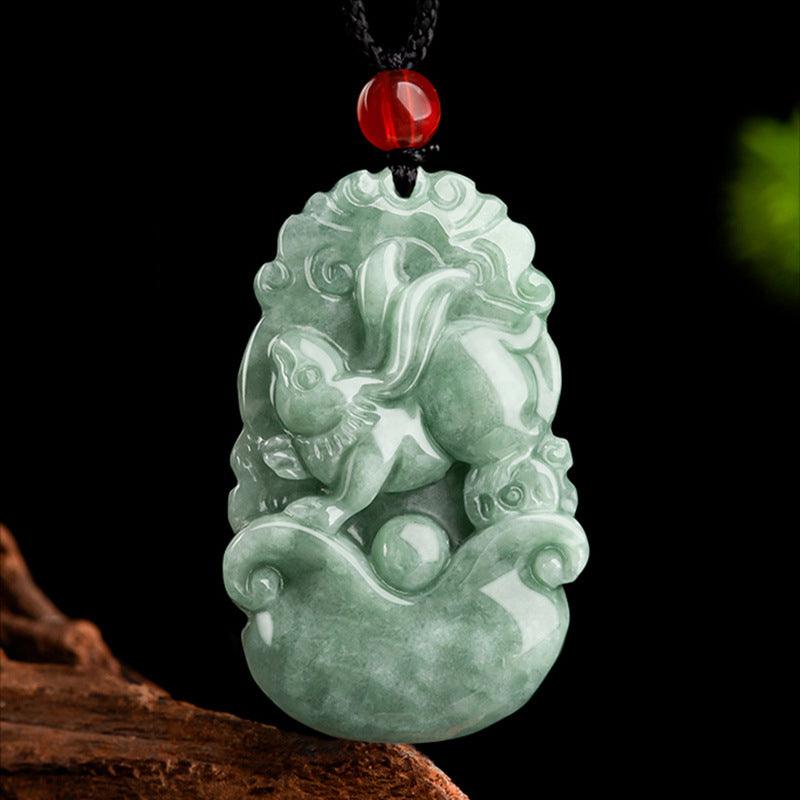 Twelve Zodiac Jadeite Necklace