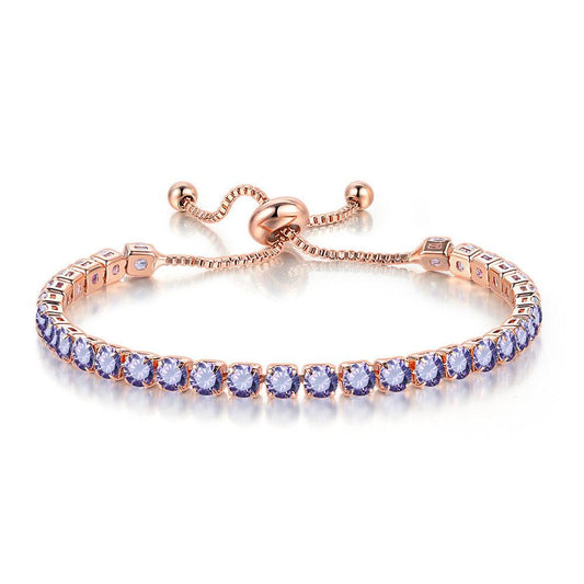 February Birthstone Bracelet Amethyst Serenity