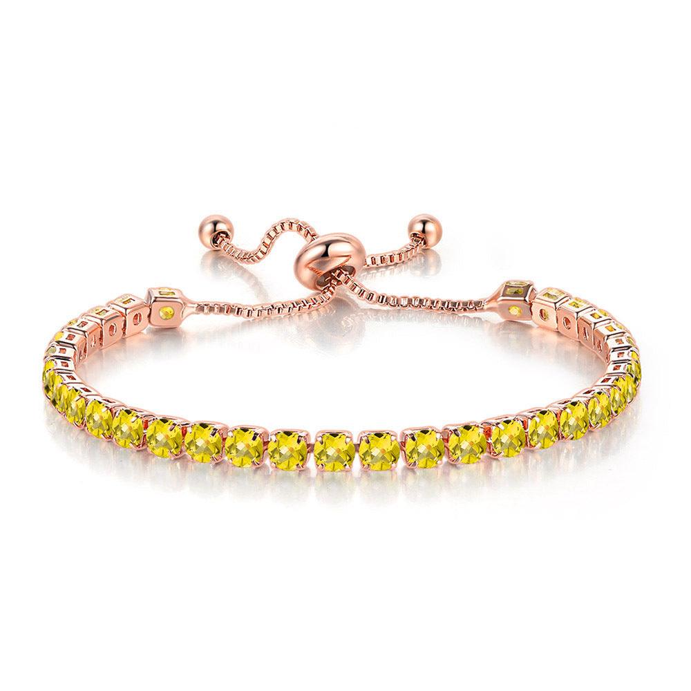 November Birthstone Bracelet Citrine Sunshine